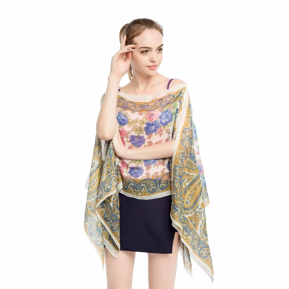 Женская накидка пейсли палантины Smmer пляжный купальник шарф парео саронг