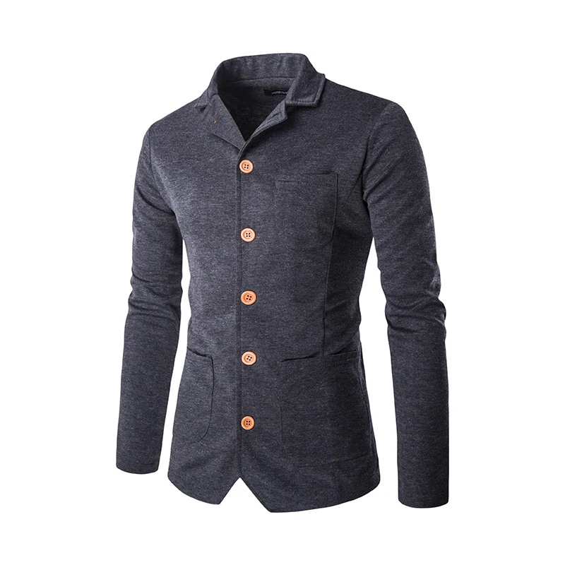 Подростков И Студентов Мода Повседневная Костюмы Slim Fit Человек Однобортный