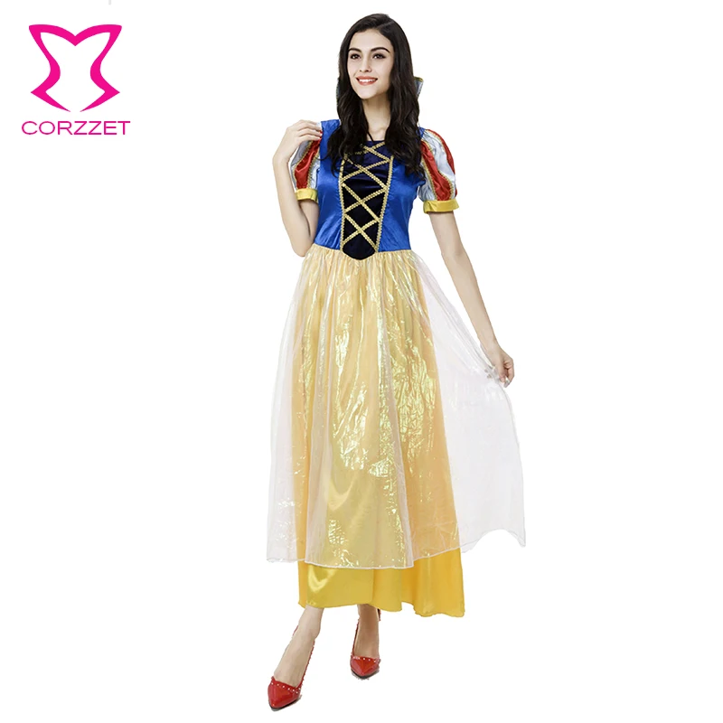 Женский костюм Белоснежки для ролевых игр принцессы большие размеры нарядное