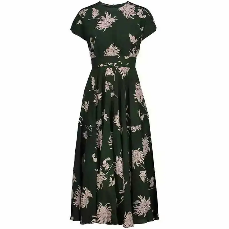 Женское платье с цветочным принтом трапециевидного силуэта|women dress|a-line dressdress kate |