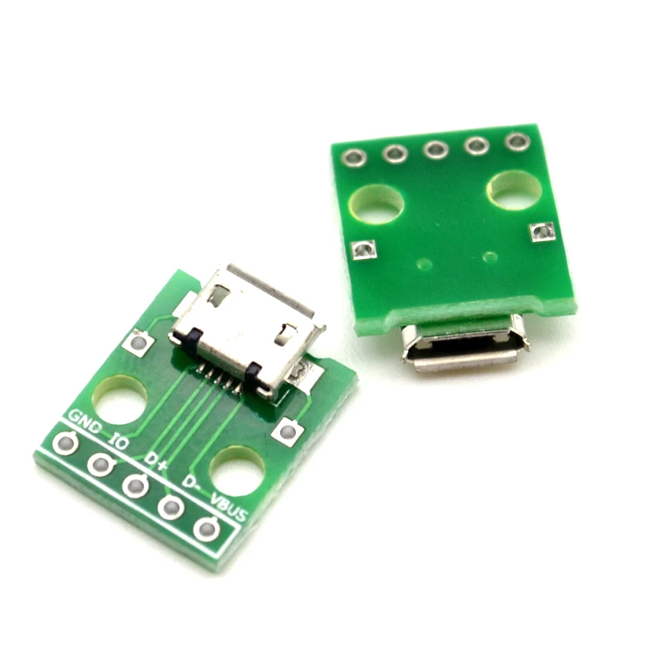 10 шт. MICRO MINI5P USB для Dip женский B-type квадратный интерфейс принтера Mike 5p патч для встроенного адаптера - Цвет: Оранжевый