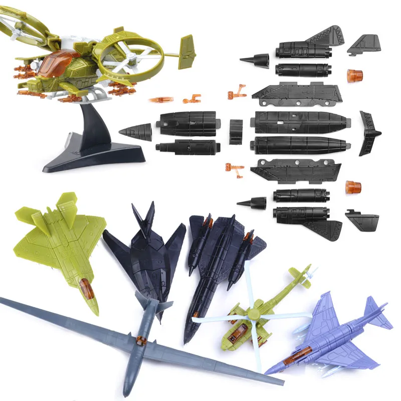 5 шт. сборные мини конструкторы игрушки для детей F 35 истребители комплекты