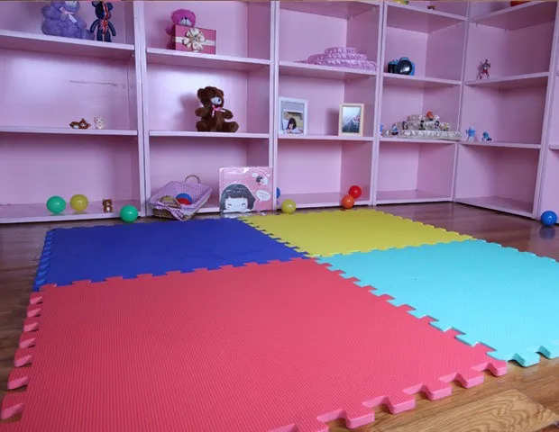 1,2 см толщиной 60*60 см Детский напольный коврик из пенопласта, коврик-пазл, коврик для упражнений, нескользящий пенный игровой коврик из пенопласта EVA, детский игровой коврик PX63