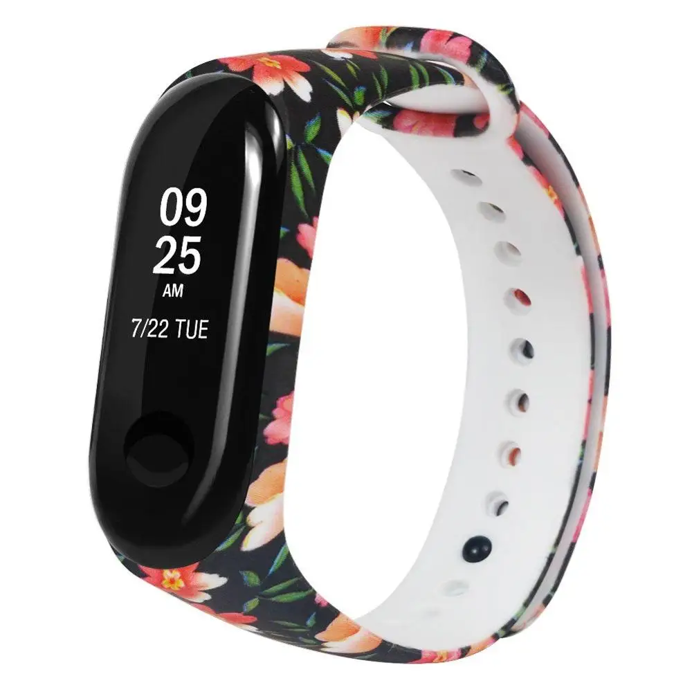 20 10 шт. ремешок на запястье для Xiaomi mi 4 ремня силиконовый браслет для Xiaomi mi band 3 умный браслет Сменные аксессуары - Цвет: 20