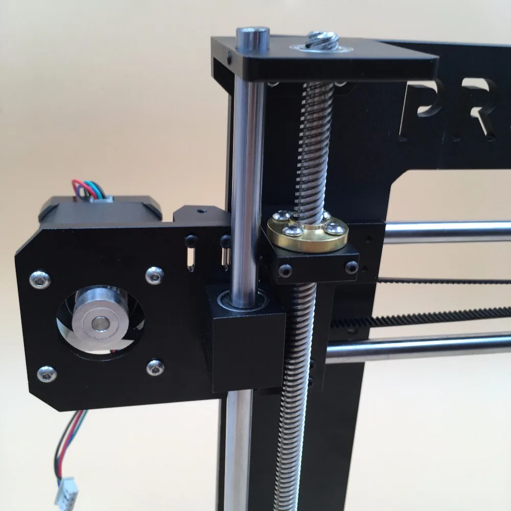 Reprap Prusa i3 алюминиевый механический комплект, с алюминиевой рамкой, l X карета, конец холостого хода+ X конец держатель для мотора, двигатели, T8 свинцовый винт