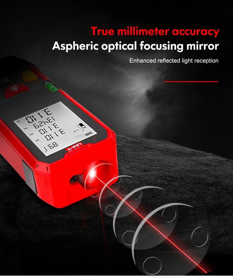 UNI-T лазерные измерители расстояния; LM40/LM50/LM60/LM80/LM100/LM120/LM150; 40/50/60/80/100/120/150 м Электронный дистанционный измерительный прибор