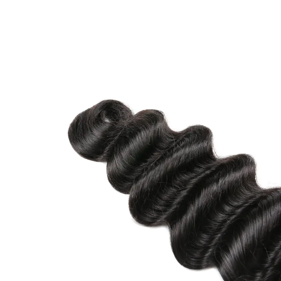 Ms lula волосы бразильские Свободные глубокая двойная утка плетение 1 пучок