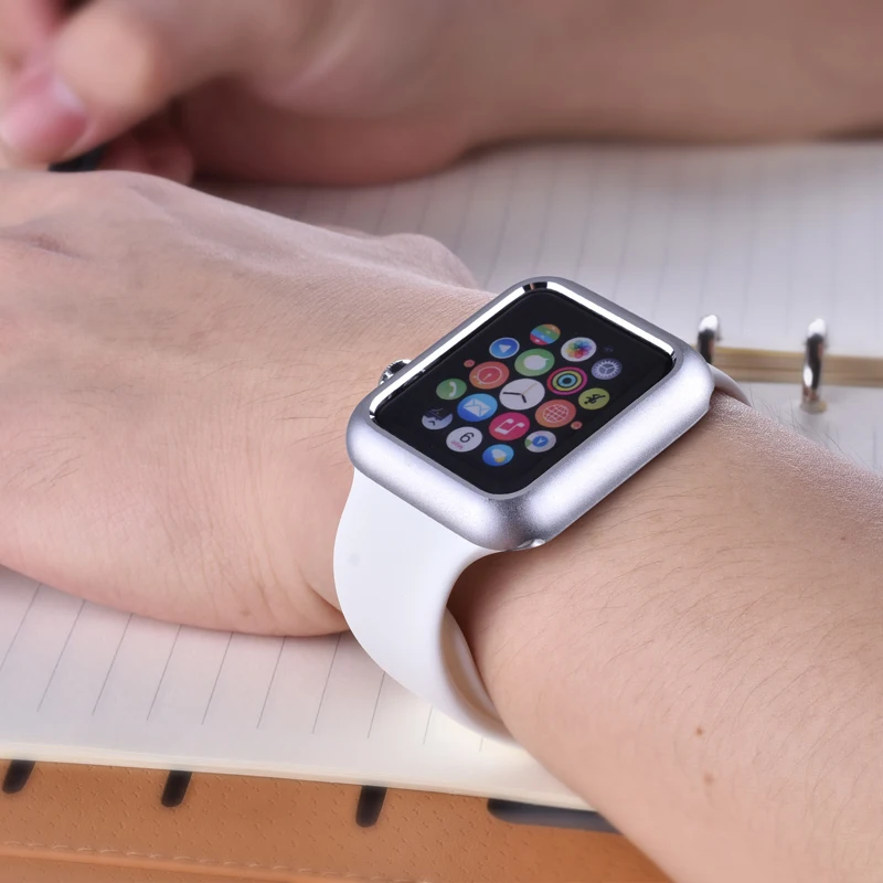 Защитный чехол с магнитной металлической рамкой для Apple Watch 38 мм 42 серия 1 2 3 iwatch 4 5 6