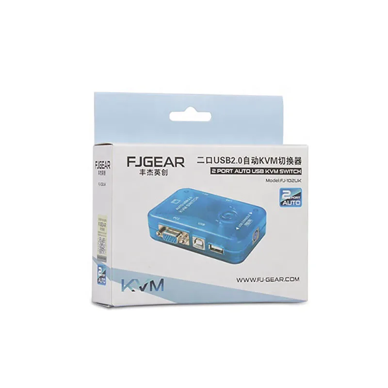 2 Порты USB KVM автоматический переключатель два в одном из Vga горячих клавиш хосты