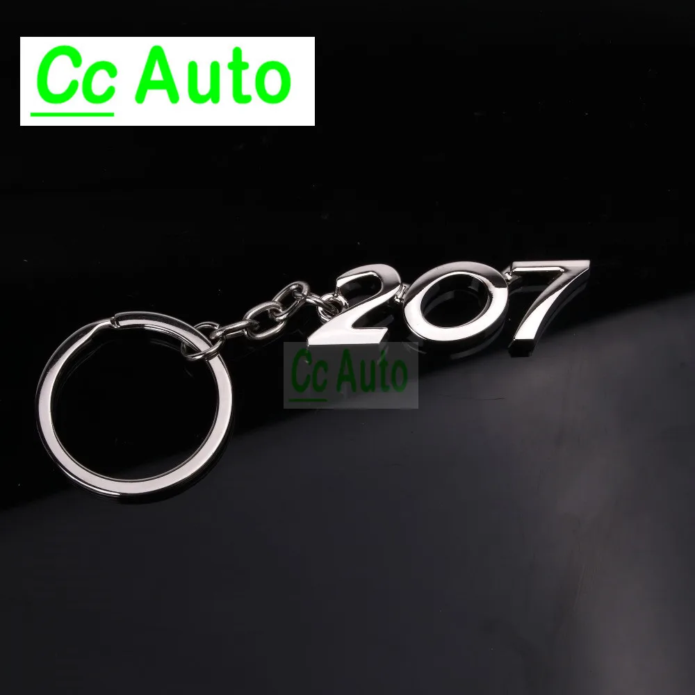 Кольцо для ключей Peugeot автомобильные брелки с логотипом 206 207 301 307 308 408 3008 508 брелок