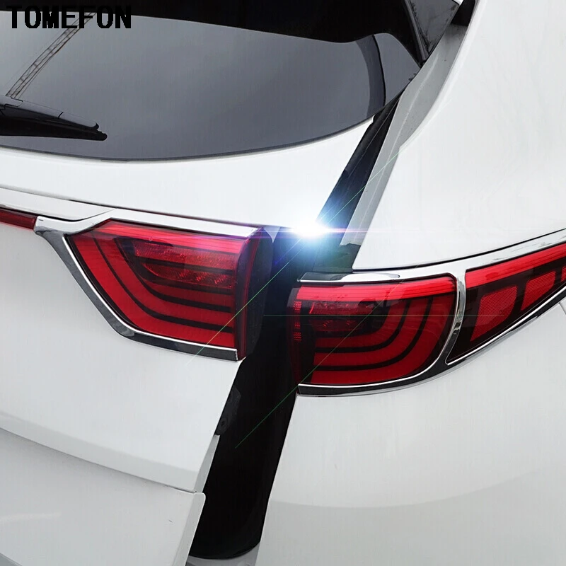 TOMEFON для Kia Sportage QL 2017 2018 ABS хромированный задний фонарь Крышка лампы отделка задняя
