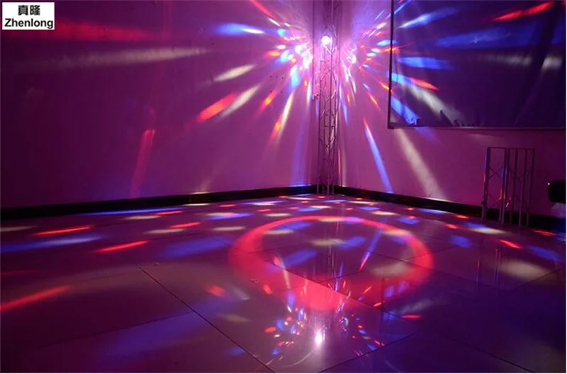 Bluetooth Play Music 9 цветов LED магический шар светильник Dj Ktv бар Свадебный сценический на