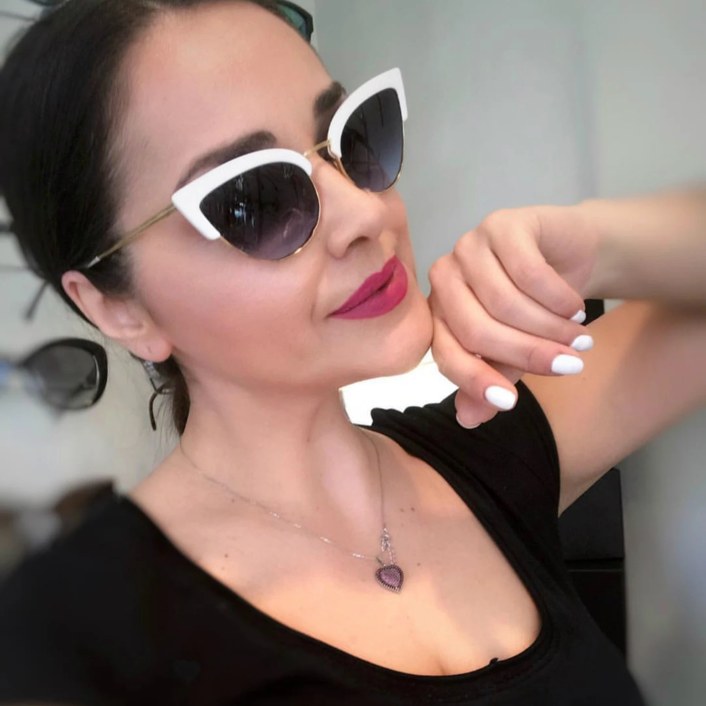 Очки солнцезащитные женские в стиле ретро с защитой от ультрафиолета|Женские