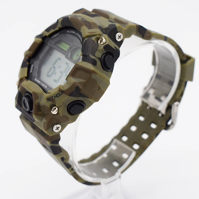 Мужчин водонепроницаемые наручные электронные автоматические часы для человека