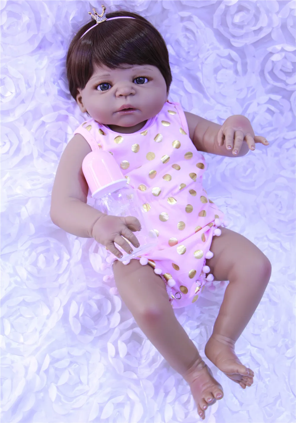 Кукла реборн силиконовая 55 см полностью силиконовая|reborn girl|silicone bebe rebornreborn for sale |