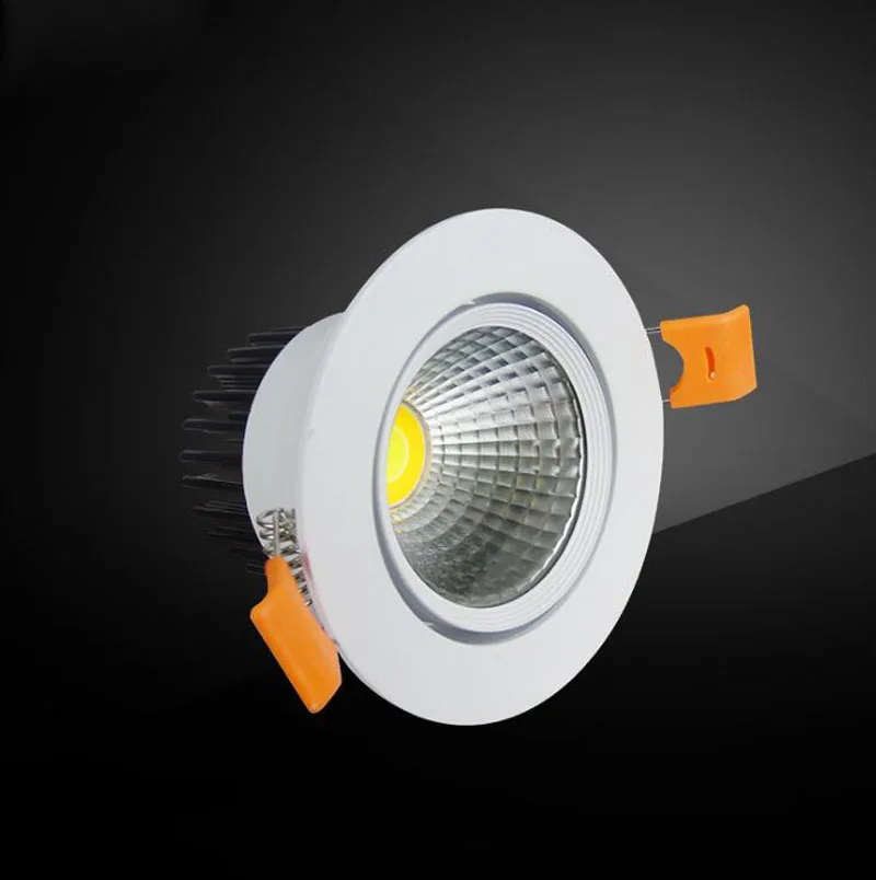

Fanlive 20pcs/lot Changeable Led Downlight 5w 7w 10W Ceiling Recessed Light White 3 Color Change Warm Nature Cool White