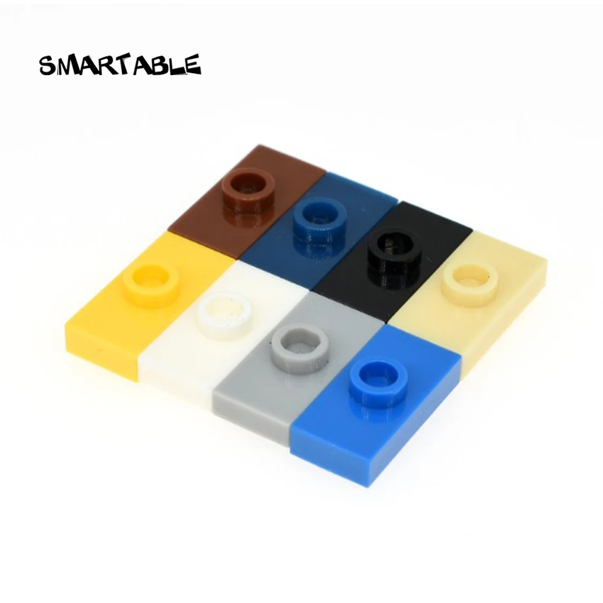 Специальная техническая пластина Smartable 1x2 с 1 штифтом и пазом деталь