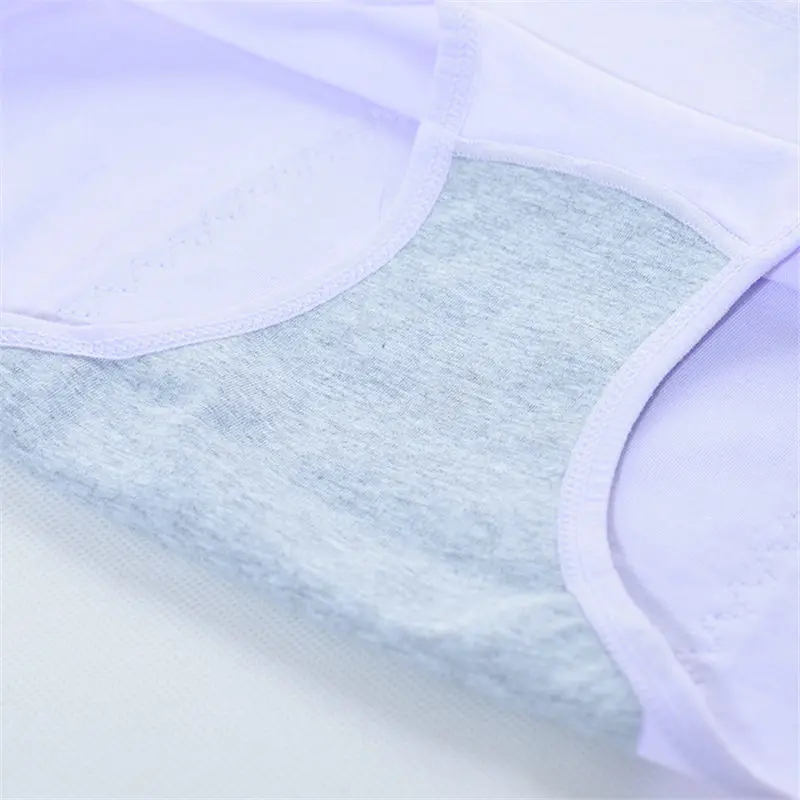 Женские трусики из чистого хлопка 4 шт./лот водостойкие с антибиотиками для