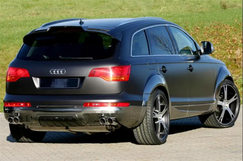 Спойлер из углеродного волокна для Audi Q7 2007 08 09 2010 2011 2012 2013 высокое качество Спойлеры авто аксессуары, EMS