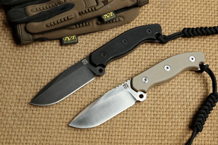 DICORIA прямой нож D2 лезвие G10 Ручка фиксированное лезвие KYDEX оболочка Тактический Кемпинг Охота на открытом воздухе выживания Ножи EDE инструмент