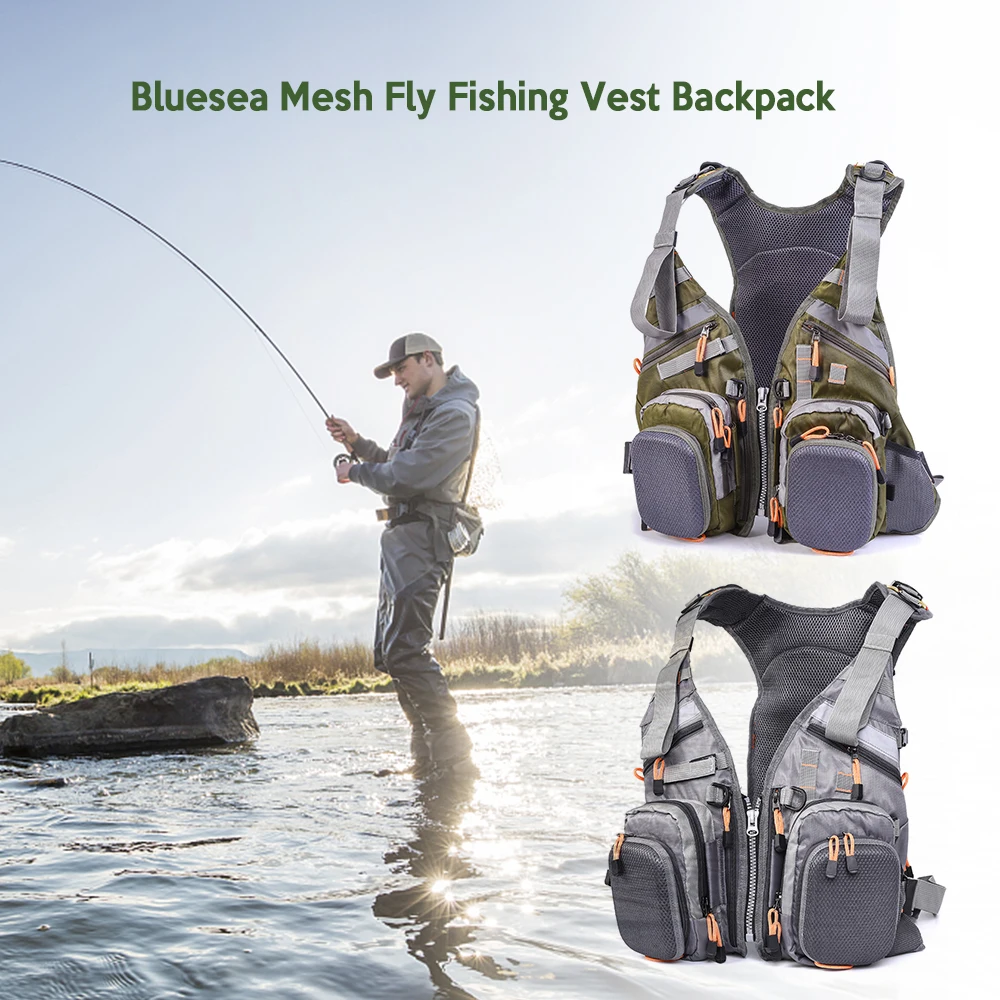 

Life Jacket Safety Waistcoat Outdoor Sport Fly Fishing Vest Backpack Breathable Outdoor Fishing Safety Vest Survival Safety Vest