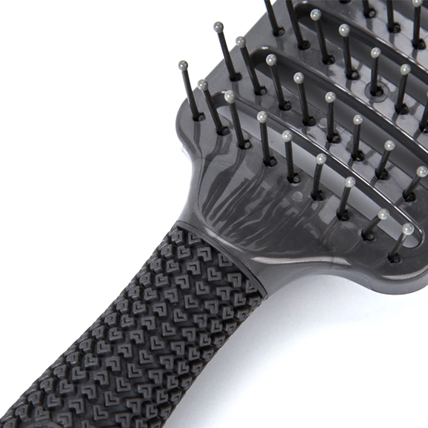 Профессиональная расческа для укладки волос Антистатическая в салоне изогнутая