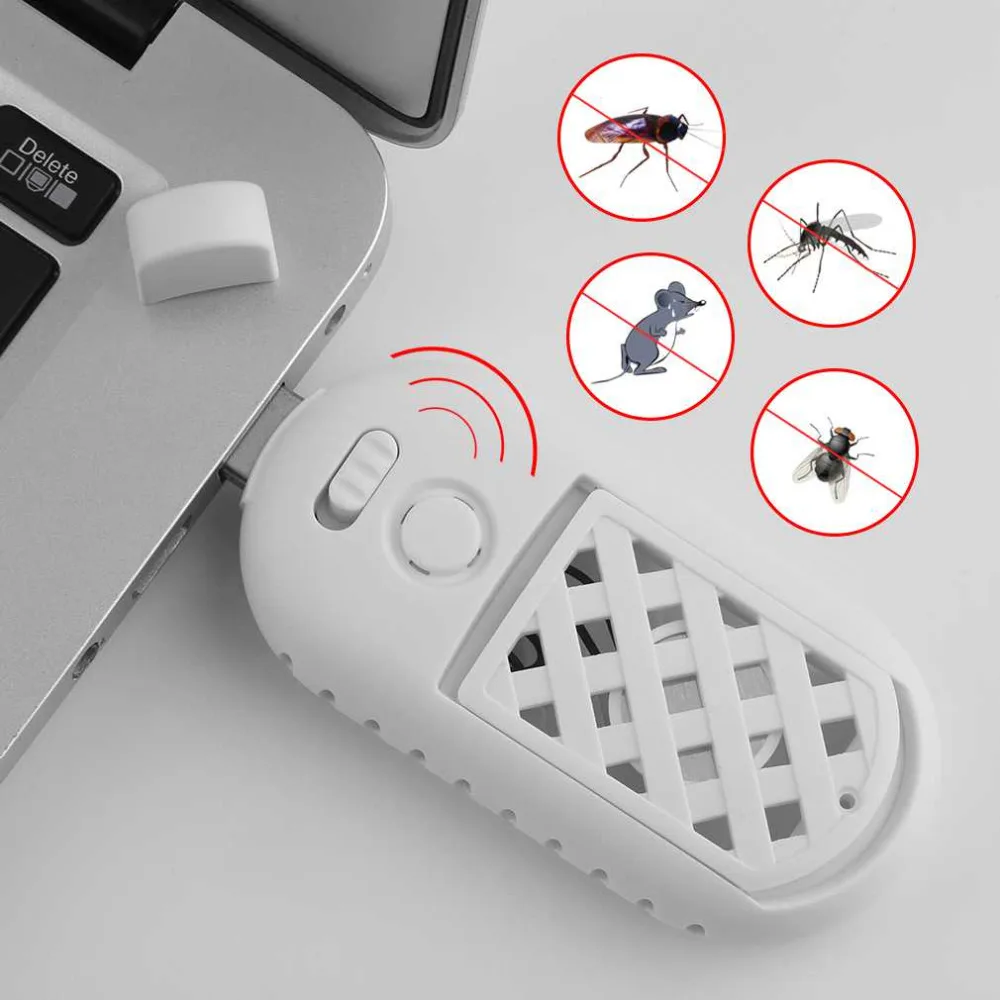 USB портативный электронный ультразвуковой крысиный яд ловушка для тараканов