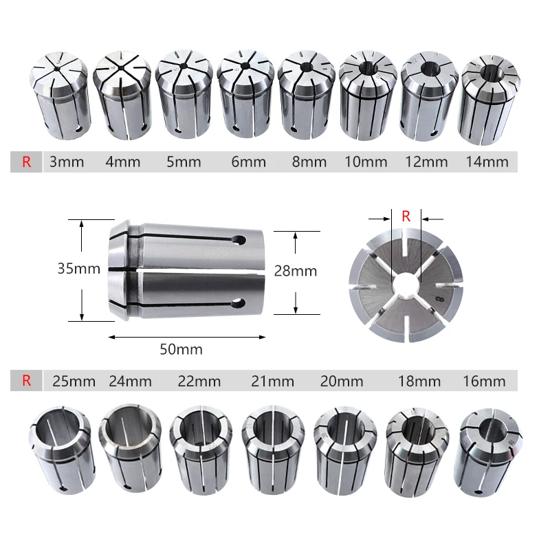 17 шт. держатель для инструментов 7:24/ISO40|milling chuck set|collet chuckcnc tool holder |