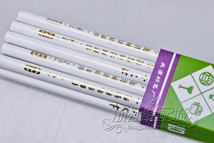 1 шт. белый карандаш по умолчанию специальные карандаши с Журавлями укороченная