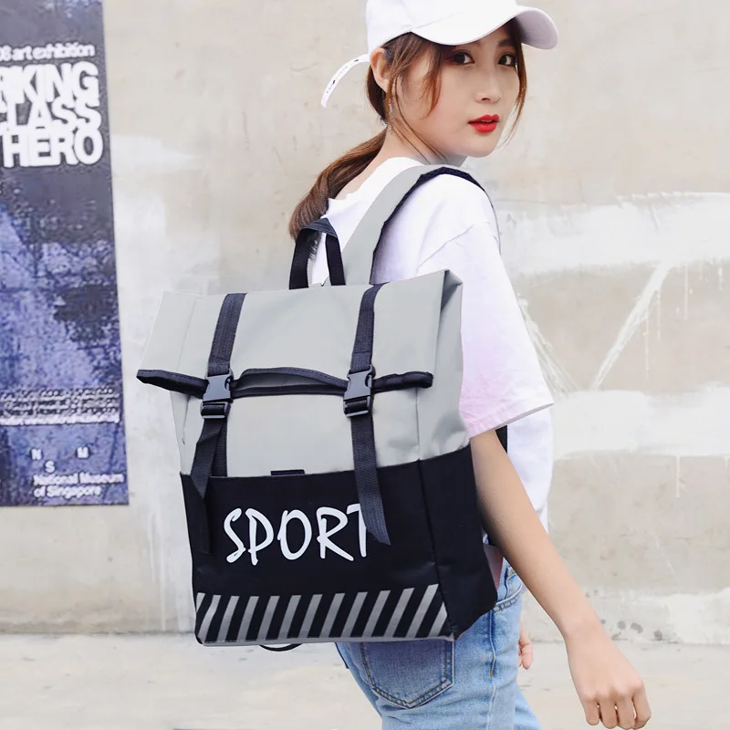 2019 новый мужской и женский Оксфордский рюкзак модная школьная сумка для