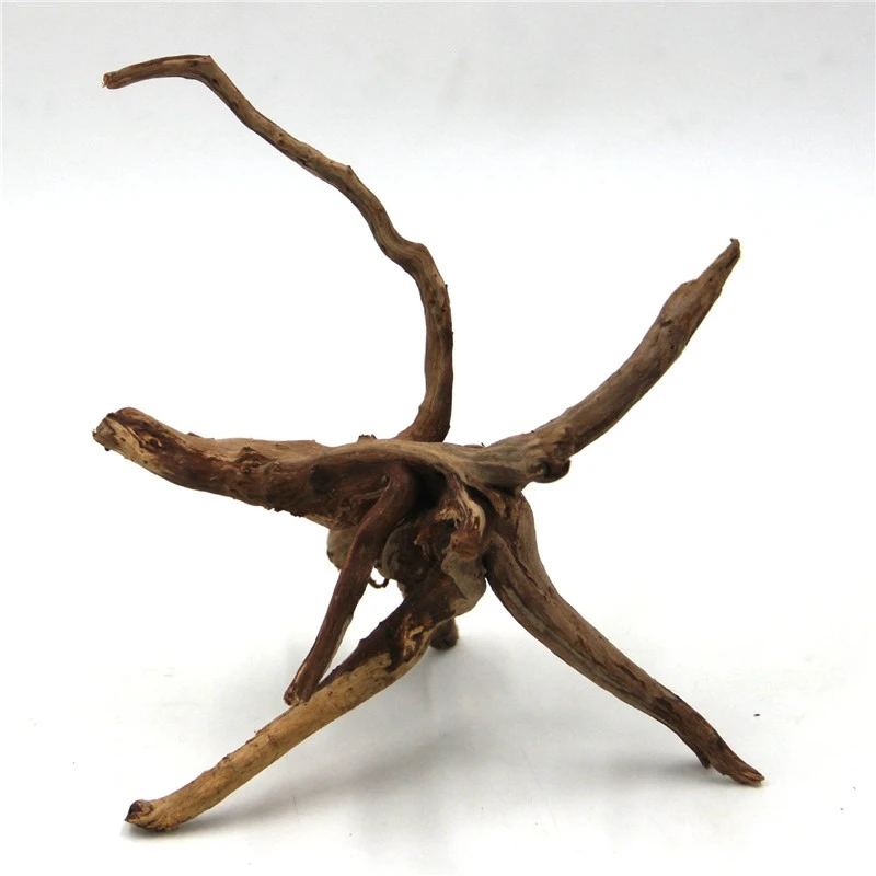 1 шт. аквариумное украшение деревянный натуральный ствол дерево из карящей