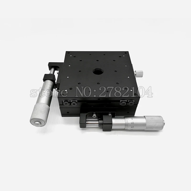 XYR axis 80mm micrometer Manual trimming platform Translation table and rotary Cross rail LSP80-L High precision | Обустройство дома