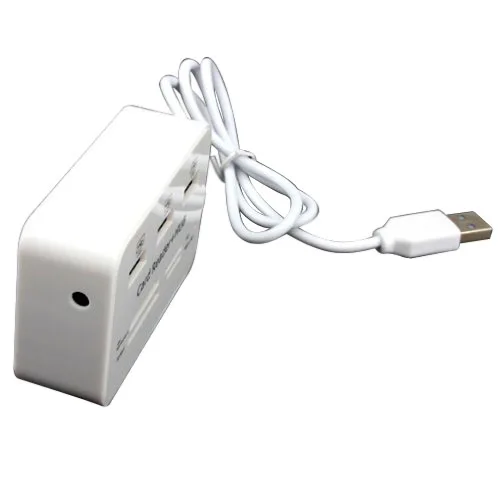 3 порта USB 2 0 концентратор мульти кард ридер для Sd/mmc/m2/ms Mp все в одном (белый)|port usb