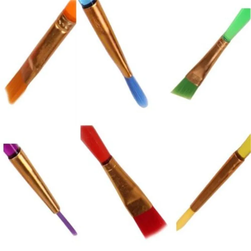 EatingBiting (R) 6x нейлон волос Краски кисть кисти художника акварель масло акрил ing | Дом