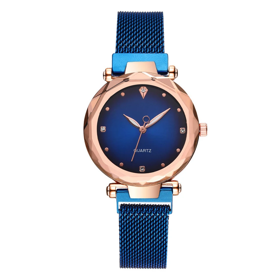 

Women Watch Fashion Luxury Crystal Female Stainless Steel Mesh Quartz Wrist Watch Reloj Mujer Bayan kol Saati Watch For Women