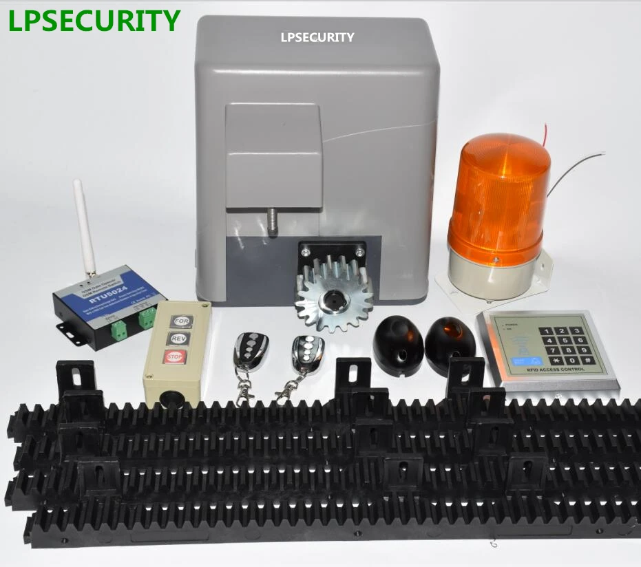 Электрическая автоматическая открывалка для раздвижных ворот LPSECURITY двигатель 600