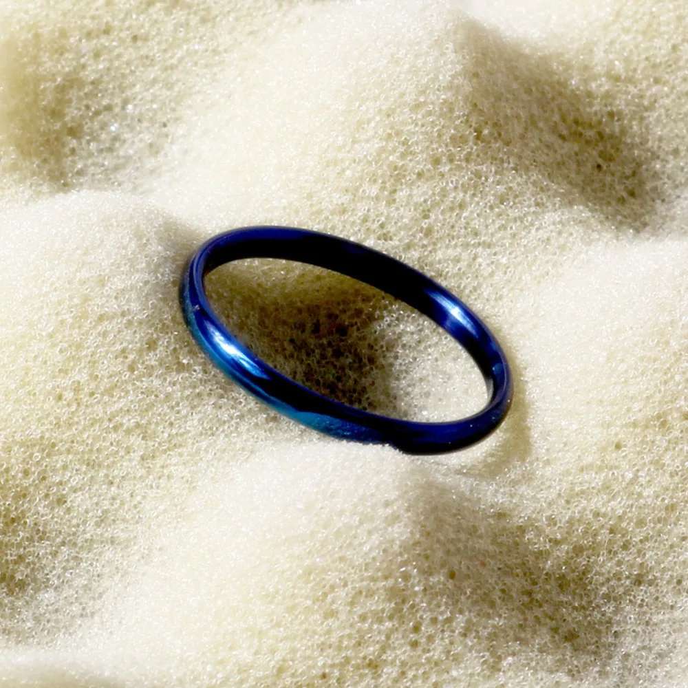 MOREDEAR 2 мм титановые синие кольца для женщин набор женских колец|rings for women|ring forrings