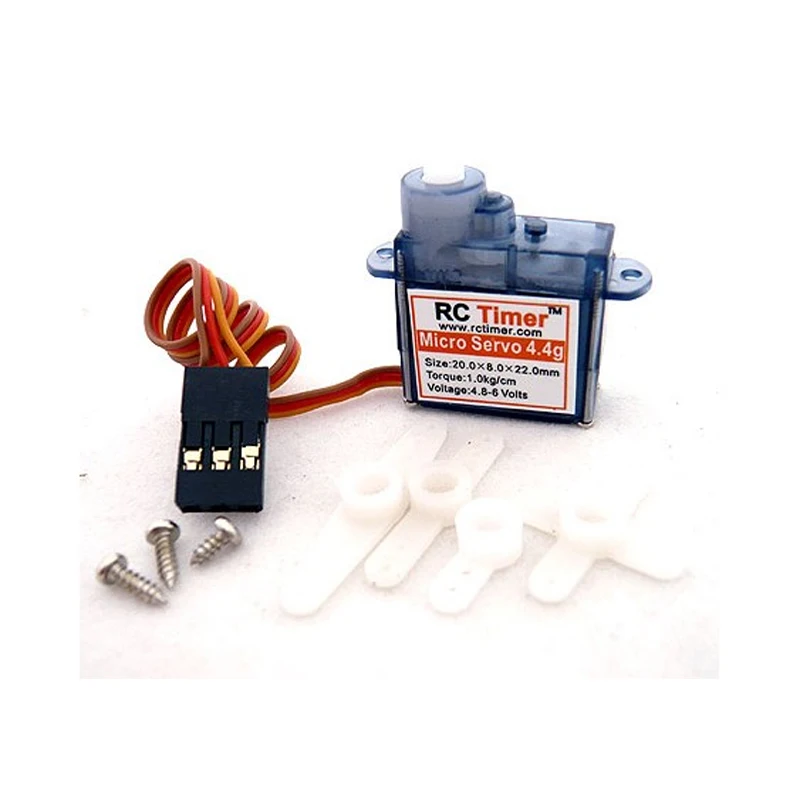 RCTIMER 4 4g 3 7g микро сервопривод светильник для самолета вертолета внутри и