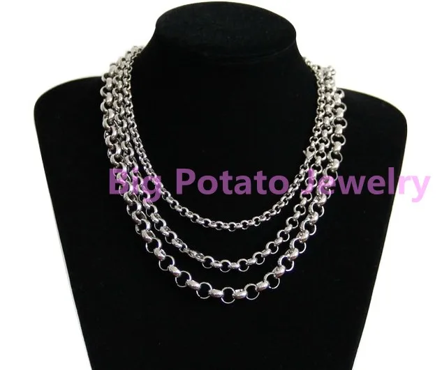 Цепочка Из Нержавеющей Стали 316L серебристая цепочка сделай сам идеальное