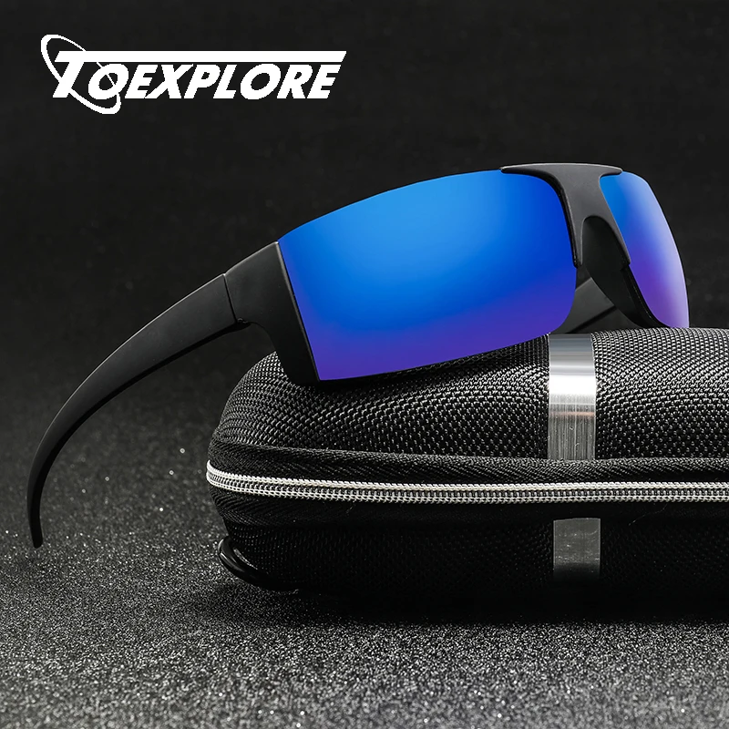 TOEXPLORE ore модные квадратные мужские поляризованные солнцезащитные очки с