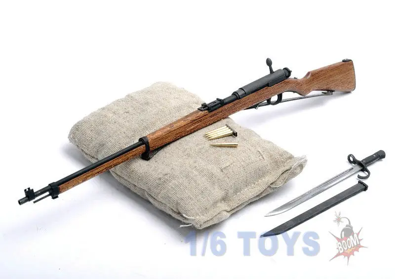 Модель оружия японского солдата Второй мировой войны, масштаб 1/6, Arisaka Ti-Lite T8007, металлический 38 винтовочный пистолет, коллекция