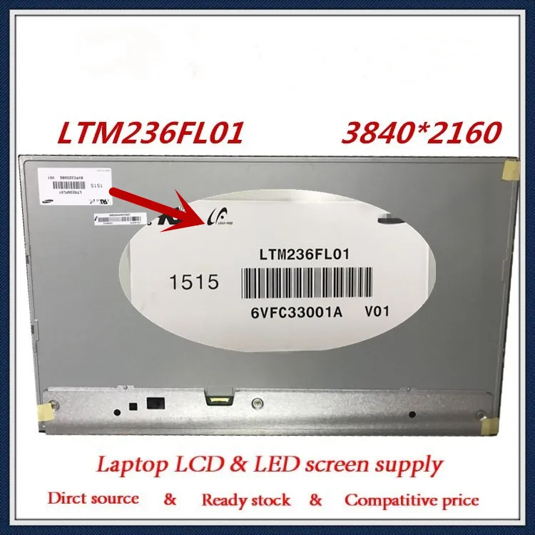 LTM236FL01 новый оригинальный 23 6 дюймовый 3840x2160 4K EDP 30pin 100% sRGB 300 cd/м² 60 Гц 1000:1