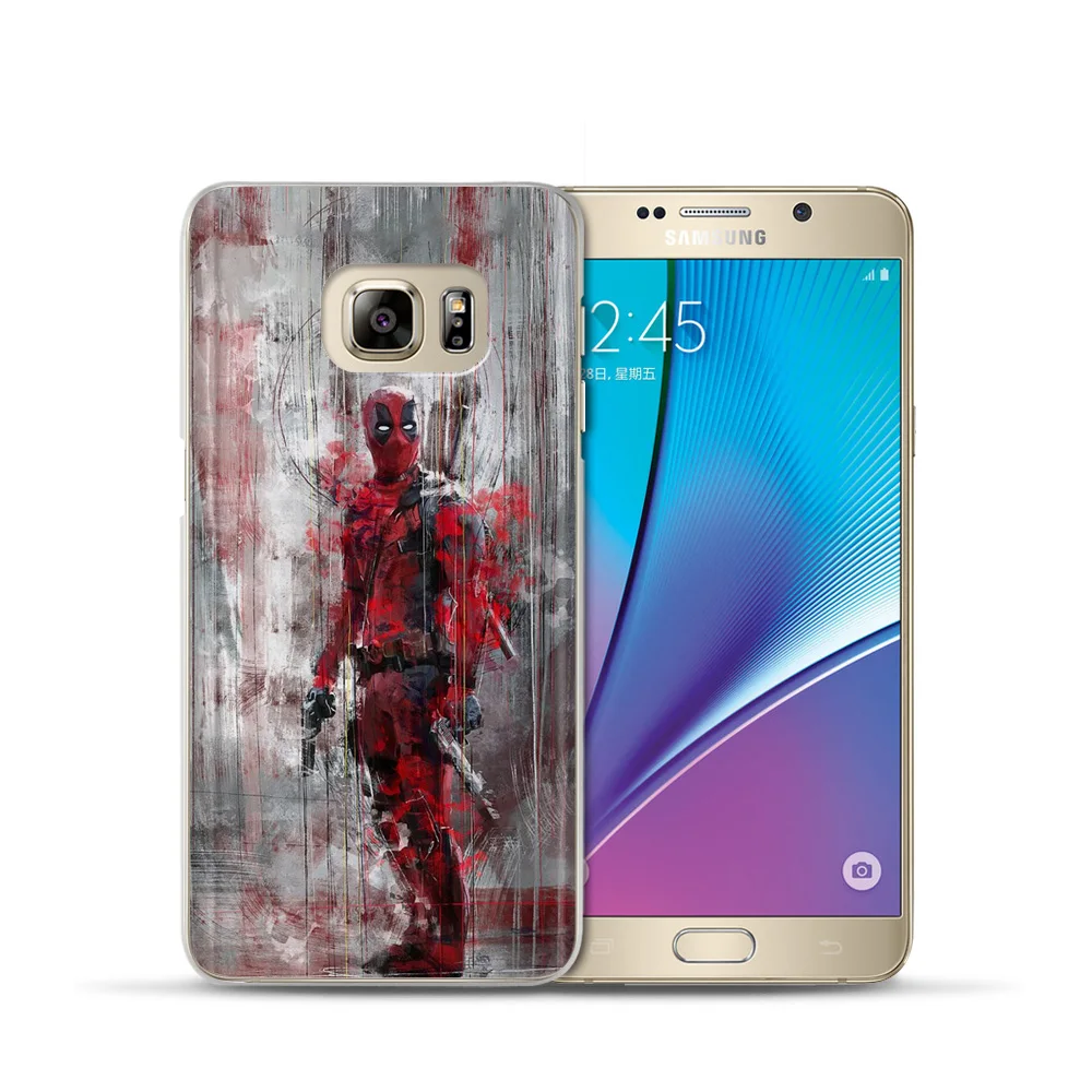 Модный чехол для телефона Samsung Galaxy J5 J7 A5 A3 2017 2016 2018 S6 S7 Edge S8 S9 Plus Marvel Deadpool Coque Shell Fundas