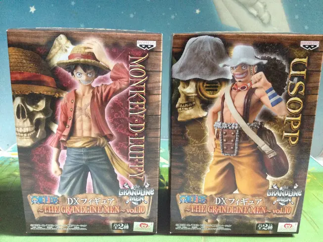 Аниме мультфильм один кусок Гладиатор Луффи и Usopp ПВХ фигурку Коллекционная