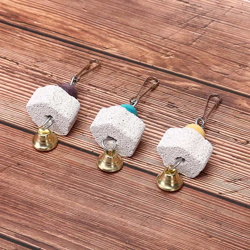 Новое поступление игрушка для попугаев из бла камня клетка молярного товары