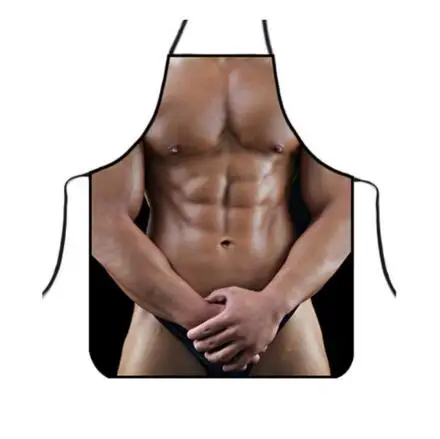 Muscle man Вечерние, забавные, Звездные войны, BB-8, r2d2, Дарт Вейдер, белый, воин, йода, фартук, костюм персонажа, фартук для приготовления пищи, фартук, вечерние фартуки - Цвет: Muscle man