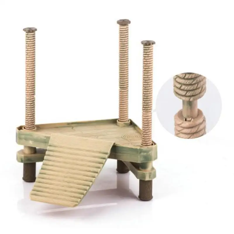 Полимерное украшение для аквариума сушилка черепахи подъемная черепаха