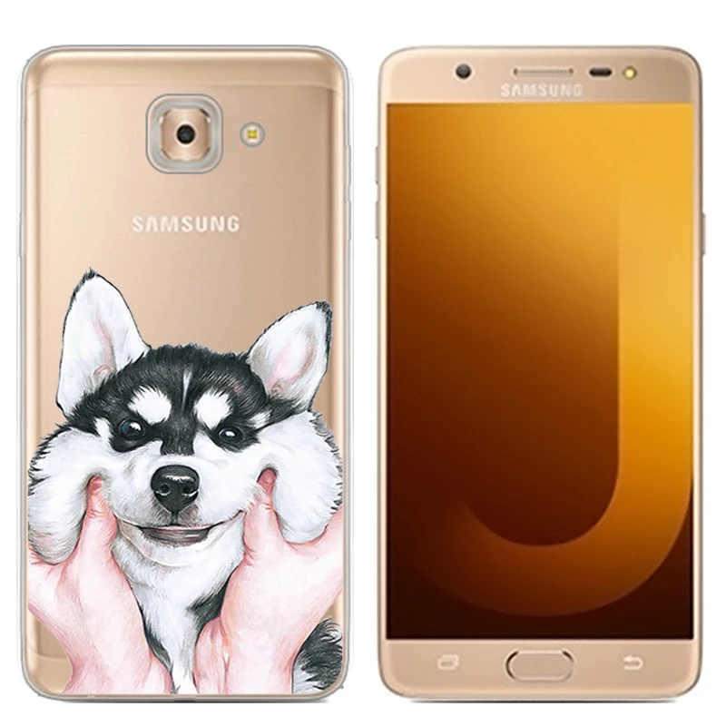 Phone Case For Samsung Galaxy J7 Max G615F/DS 5.7-inch Cute Cartoon High Quality Painted TPU Soft Silicone Skin Back Cover |