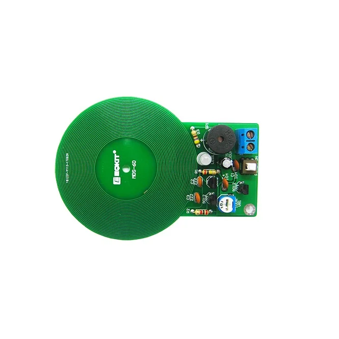 DIY Kit детектор металла Комплект Электронный комплект DC 3 V-5 V 60 мм Бесконтактный Сенсор борту модуль электронной части металлоискатель "сделай сам"