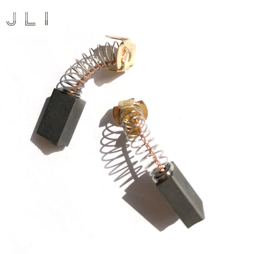 

JLI 10 Pairs Carbon Brushes 5 11 16mm For Marble Machine Straight Cable Machine Tools Accessories Repair Part Replacement